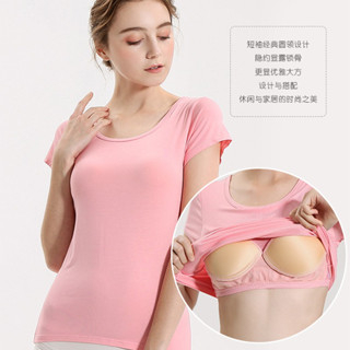 Áo Thun Tay Ngắn Cổ Tròn Màu Sắc Trơn Dễ Phối Đồ Thời Trang Cho Nữ