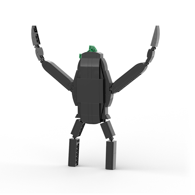 Mô Hình Xây Dựng Banban The Jester / Mr.. Buildmoc Garten of Banban model The Jester / Mr. Bộ Đồ Chơi Xếp Hình 329 Mảnh Cho Bé