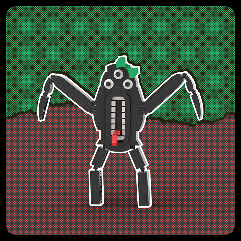 Mô Hình Xây Dựng Banban The Jester / Mr.. Buildmoc Garten of Banban model The Jester / Mr. Bộ Đồ Chơi Xếp Hình 329 Mảnh Cho Bé