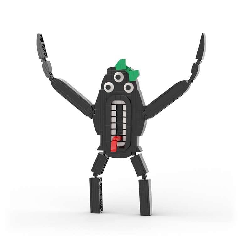 Mô Hình Xây Dựng Banban The Jester / Mr.. Buildmoc Garten of Banban model The Jester / Mr. Bộ Đồ Chơi Xếp Hình 329 Mảnh Cho Bé