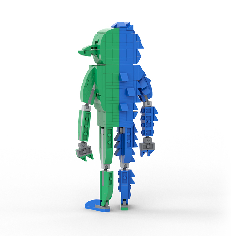 Mô Hình Xây Dựng Banban The Jester / Mr.. Buildmoc Garten of Banban model The Jester / Mr. Bộ Đồ Chơi Xếp Hình 329 Mảnh Cho Bé