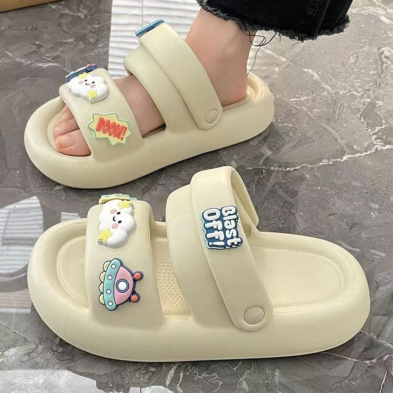 Dép Đế Mềm Hình Đám Mây Dễ Thương Cho Bé Gái