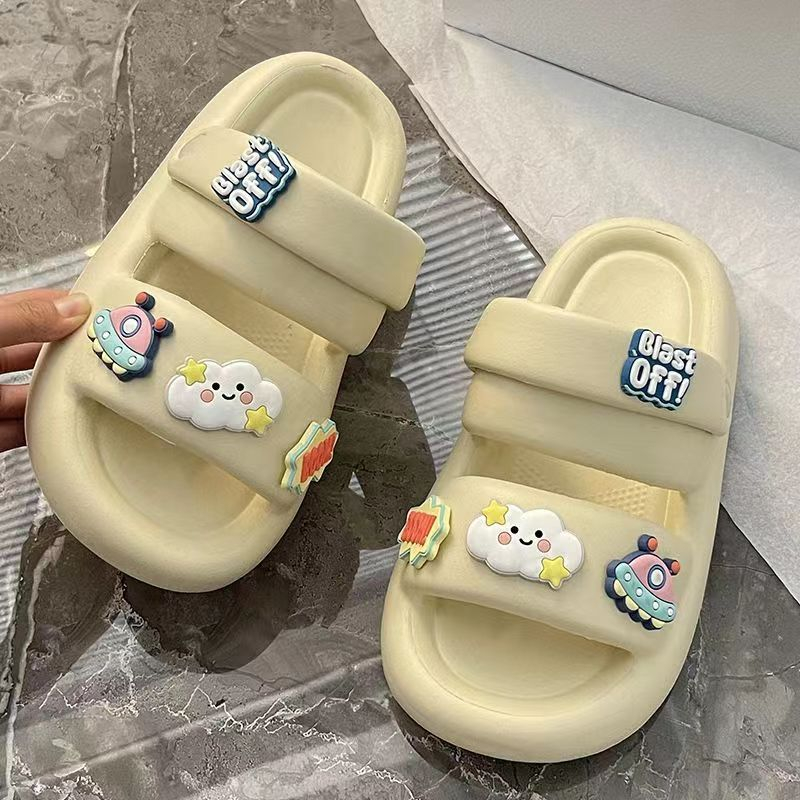 Dép Đế Mềm Hình Đám Mây Dễ Thương Cho Bé Gái