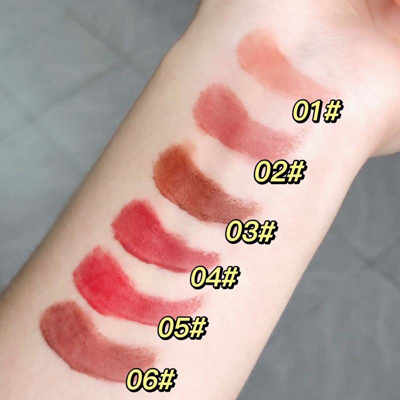 Son Kem Lì Kháng Nước Lâu Trôi 6 Màu Tùy Chọn
