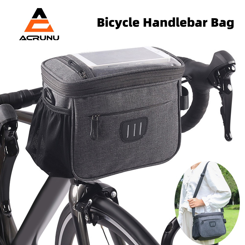 ACRUNU 5L Túi Đeo Tay Lái Xe Đạp Màn Hình Cảm Ứng Nhạy Đa Năng Túi Xách Tiện Lợi Phụ Kiện Xe Đạp