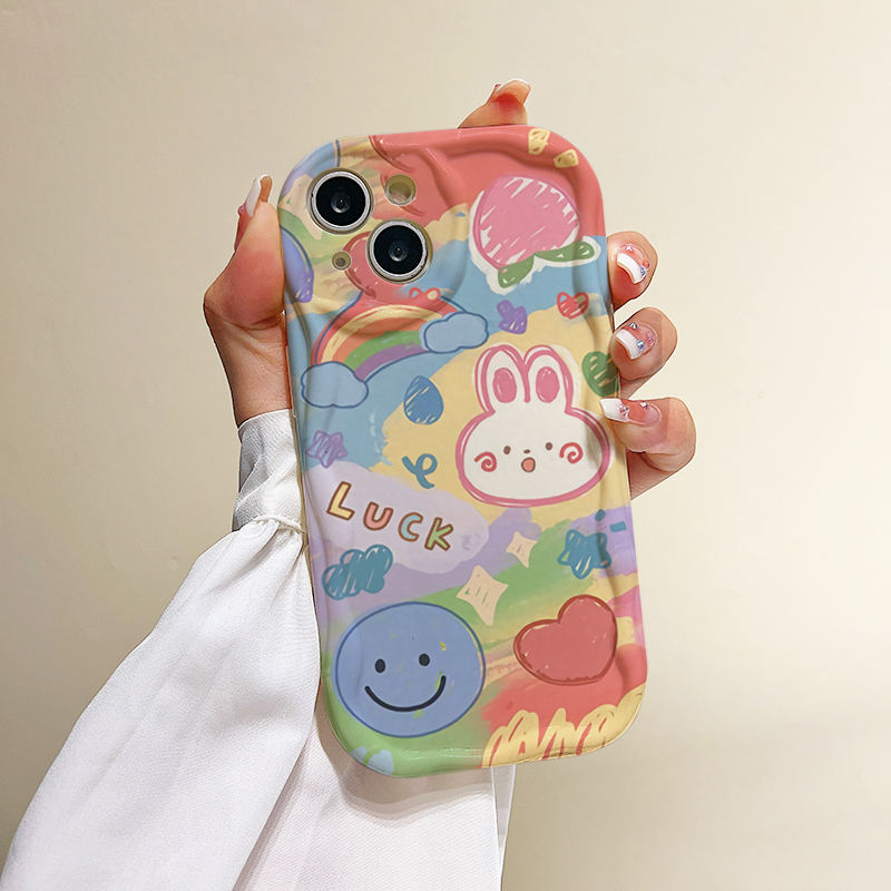 Ốp Lưng HìNh Con GấU Và Thỏ Cho iPhone 14Promax 11 12 7plus 8plus 6s plus 11Promax 13Pro xr xs max 7g 12Promax 14