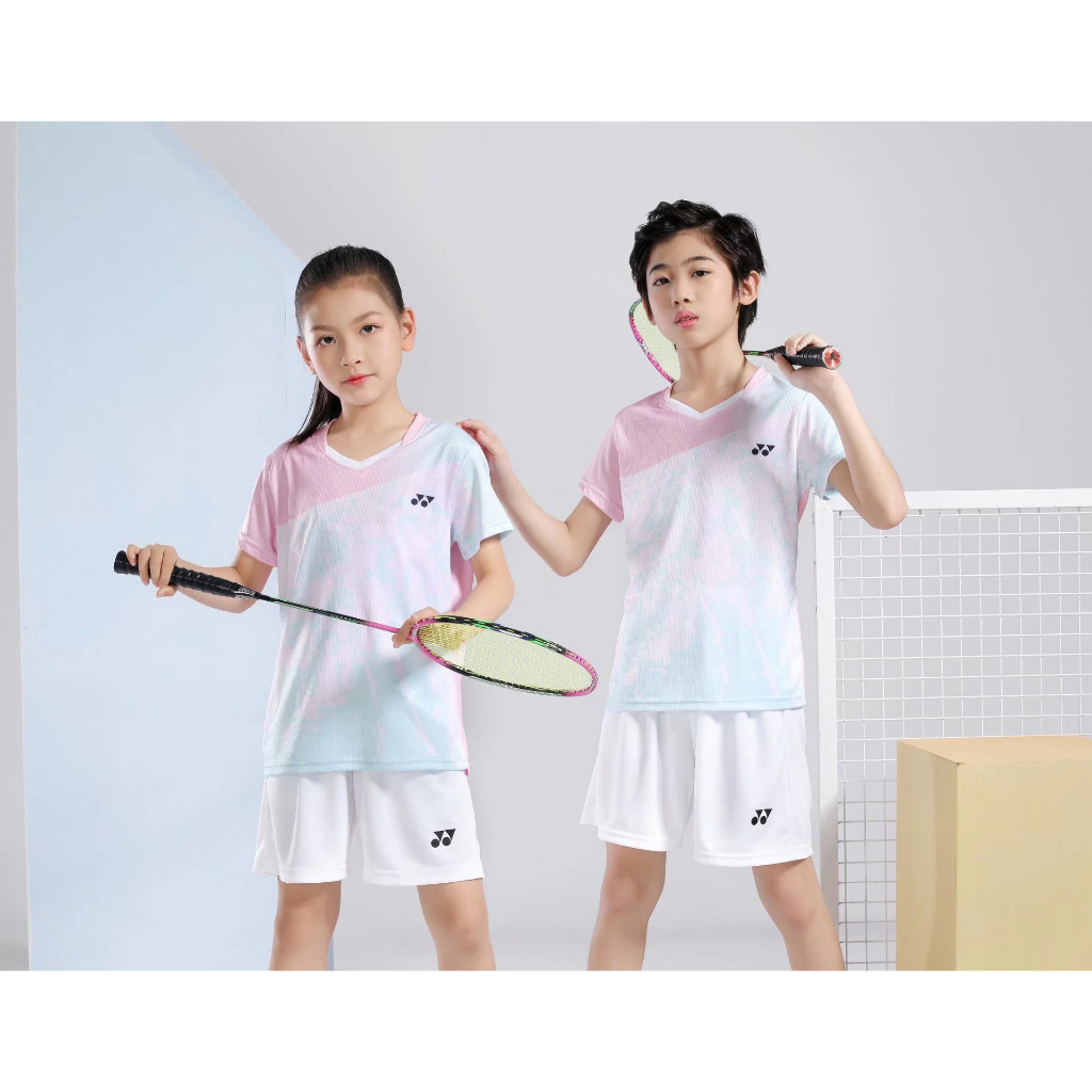 Bộ Đồ Thể Thao Yonex Mùa Hè 2023 Thấm Hút Mồ Hôi Nhanh Khô Thoáng Khí Thoải Mái Cho Nam Và Nữ