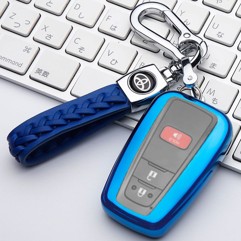 Bao móc khoá bọc ốp chìa khoá xe ô tô Toyota Corolla Cross,