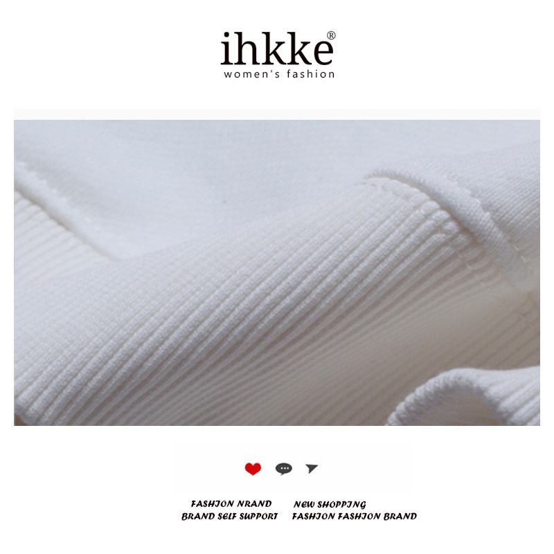 ihkke Áo Sweater 100% cotton Màu Đen Cổ Tròn In Hình Gấu Hoạt Hình Phong Cách Hàn Quốc Thời Trang Cho Nam Nữ