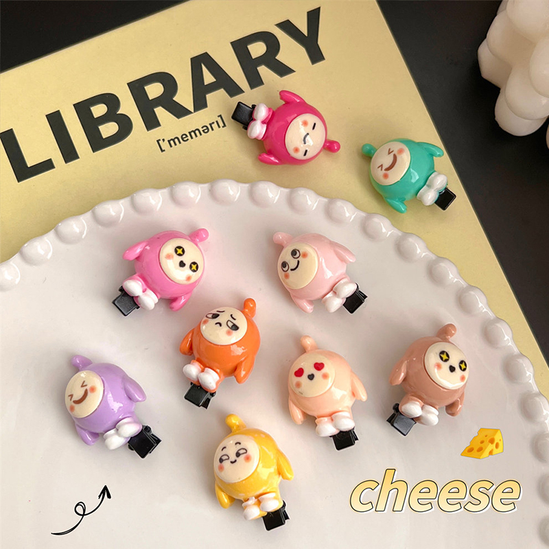 ✨✨Kẹp Tóc Mini Hình Quả Trứng Hoạt Hình Dễ Thương Cho Bé Gái