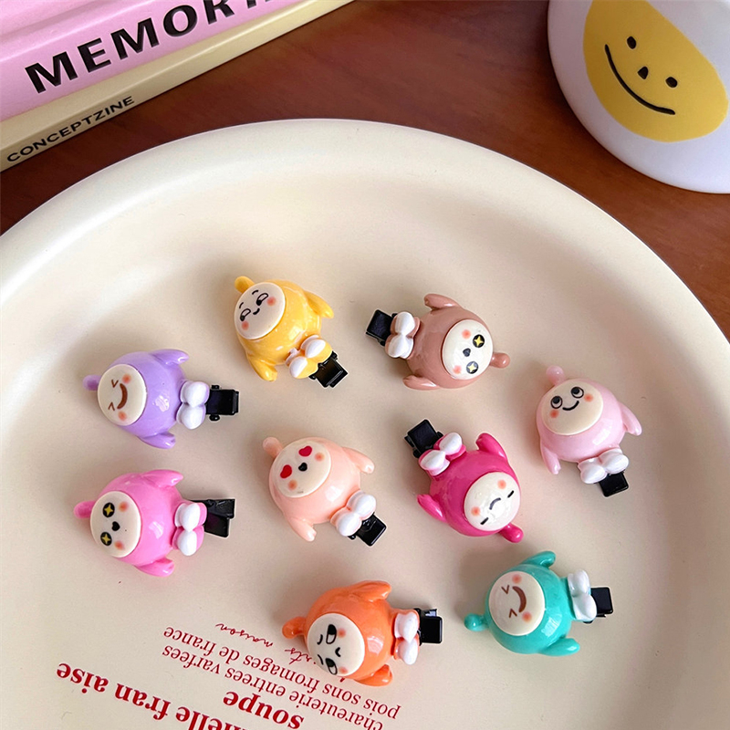 ✨✨Kẹp Tóc Mini Hình Quả Trứng Hoạt Hình Dễ Thương Cho Bé Gái