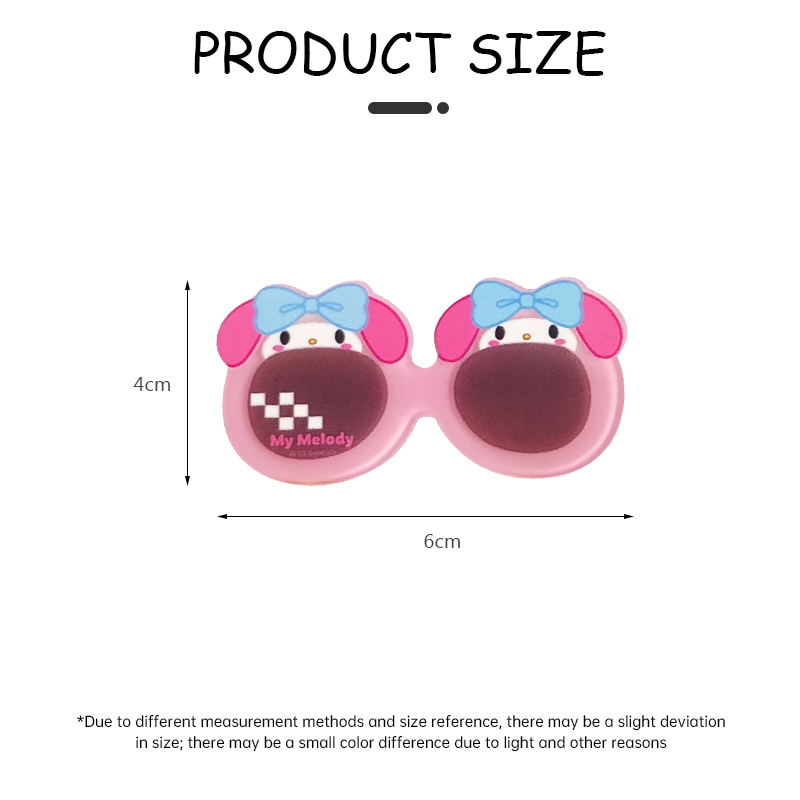 ✨✨Kẹp Tóc Hình Sanrio kính râm Ngọt Ngào Dễ Thương Cho Nữ