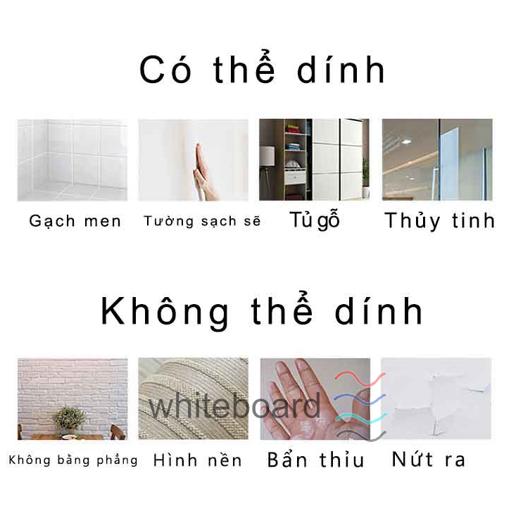Bảng Trắng 45*50 45*100 60*100 Nam Châm Dán Bảng Trắng Chống Thấm Nước Có Thể Sử Dụng Làm Bảng Trắng