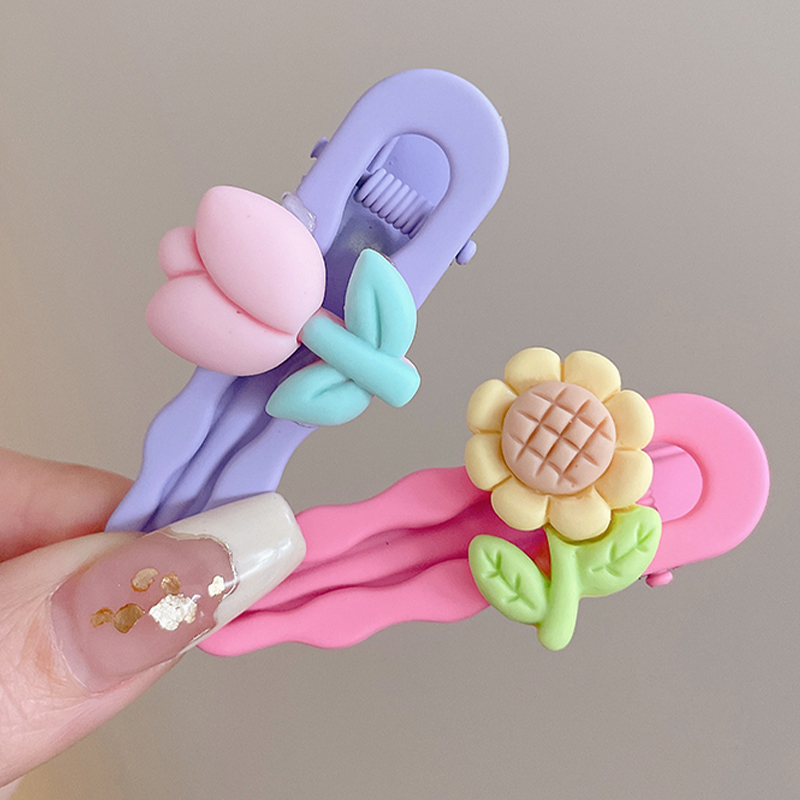 ✨✨Kẹp Tóc Hình Hoa Tulip Màu Kẹo Ngọt Thời Trang Xuân Hè Dễ Thương Cho Nữ