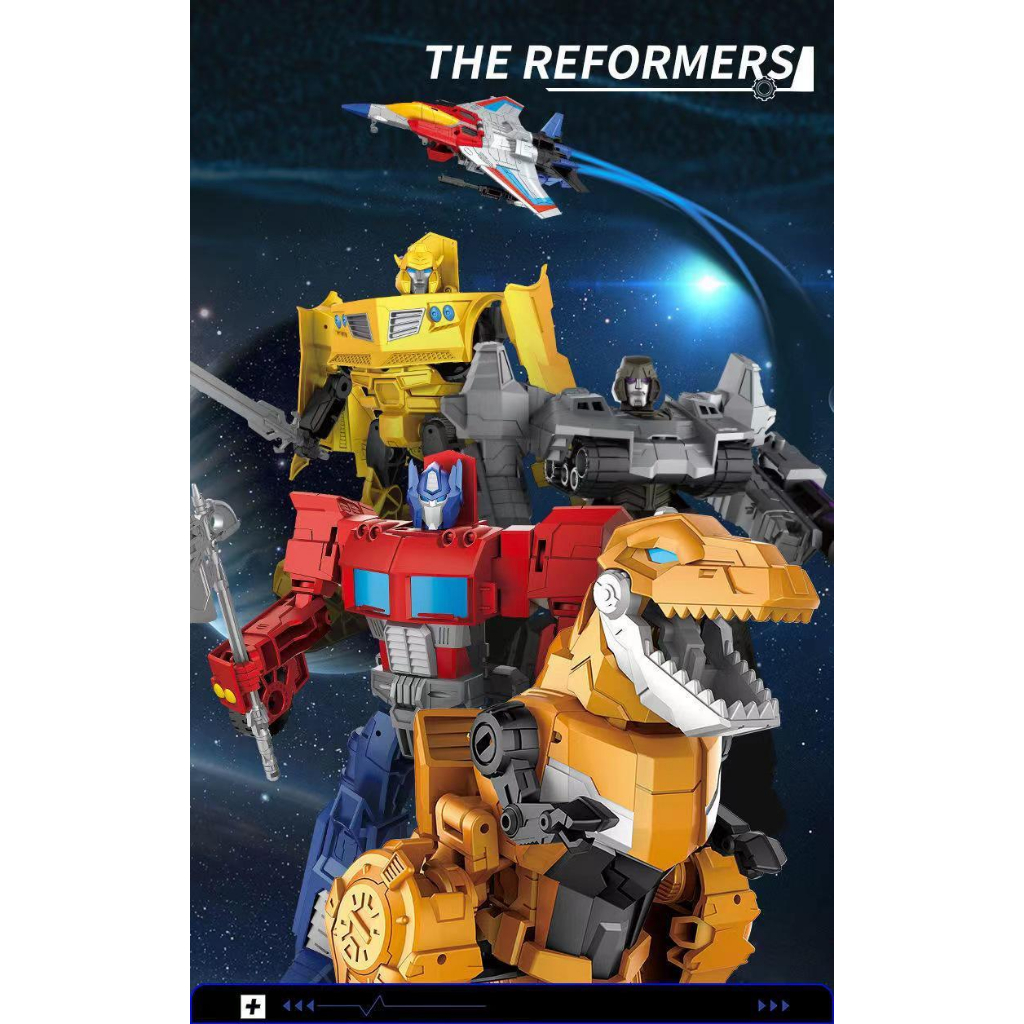 Set 2-3 Mô Hình Đồ Chơi robot Biến Hình Optimus Prime