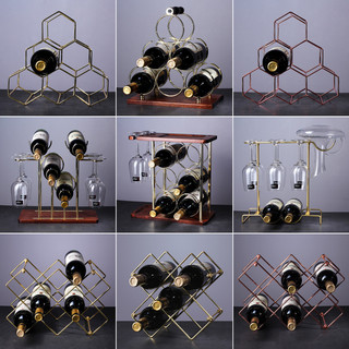 Sáng tạo rượu vang đỏ ly rượu vang đỏ kệ phòng khách tủ rượu hộ gia đình bàn ăn trang trí ánh sáng sang trọng hiện đại đơn giản châu âu trang trí