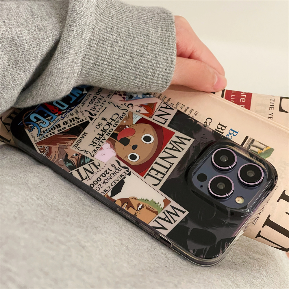 Ốp điện thoại TPU mềm họa tiết hoạt hình One Piece Luffy Zoro dành cho Iphone 11 Pro Max XS MAX XR X 7