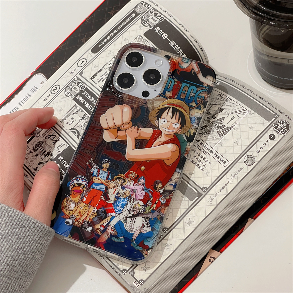 Ốp điện thoại TPU mềm họa tiết hoạt hình One Piece Luffy Zoro dành cho Iphone 11 Pro Max XS MAX XR X 7