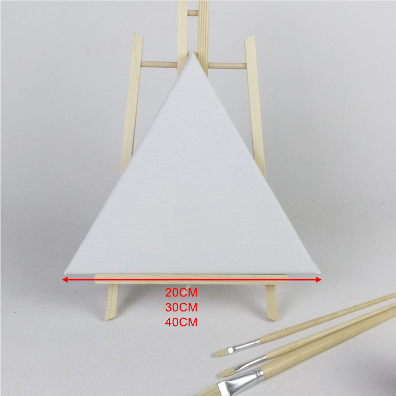 Khung Tranh Sơn Dầu Bằng Vải Cotton Hình Tròn/Hình Trái Tim/ Hình Trái Tim Độc Đáo