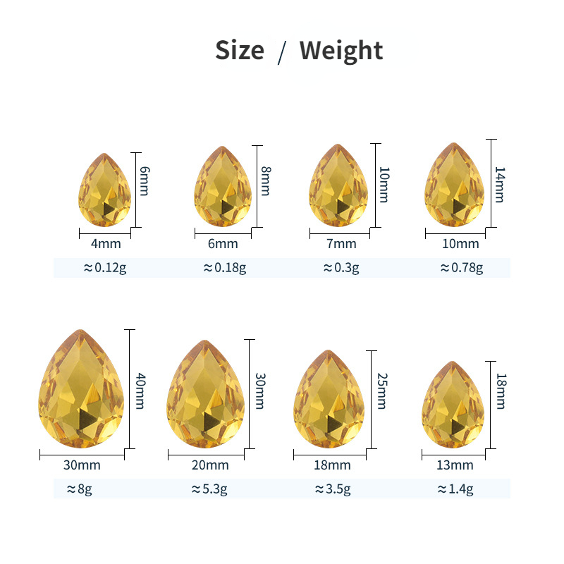 Đá Pha Lê Hình Giọt Nước Lấp Lánh Đính Trang Trí Ốp Điện Thoại