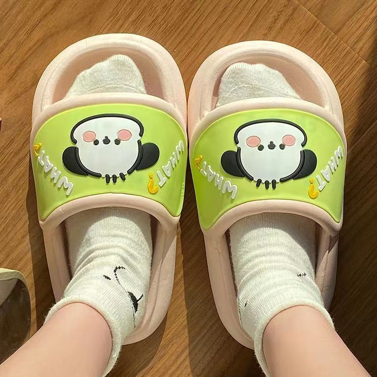 Dép Đi Trong Nhà Đế Dày Chống Trượt Họa Tiết Dễ Thương