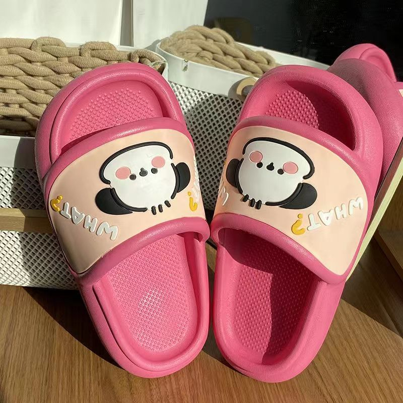 Dép Đi Trong Nhà Đế Dày Chống Trượt Họa Tiết Dễ Thương