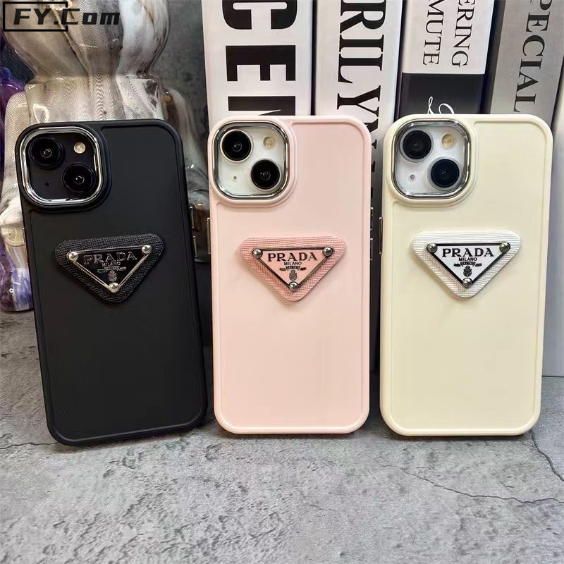 Ốp Điện Thoại Silicon Mềm Chống Sốc Tráng Gương Hình Tam Giác 3D Cho iPhone 14 14 Pro 13 Pro 12 11 X XR XS Max 7 + 8 + se2