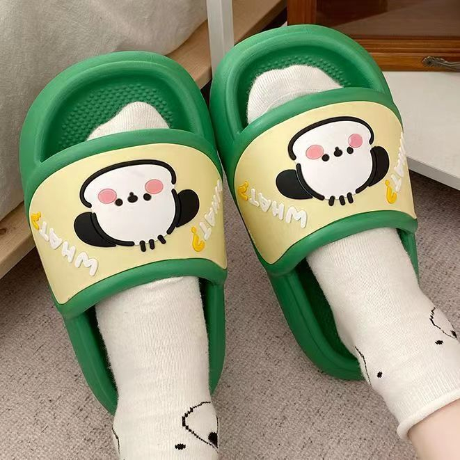 Dép Đi Trong Nhà Đế Dày Chống Trượt Họa Tiết Dễ Thương