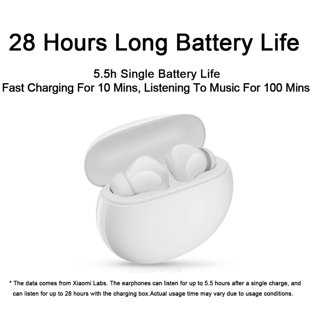 Mới Tai Nghe Nhét Tai Xiaomi Redmi Buds 4 Vital Edition 12mm Kết Nối Bluetooth Siêu Nhẹ Không Bị Hư HạiTM 5.3