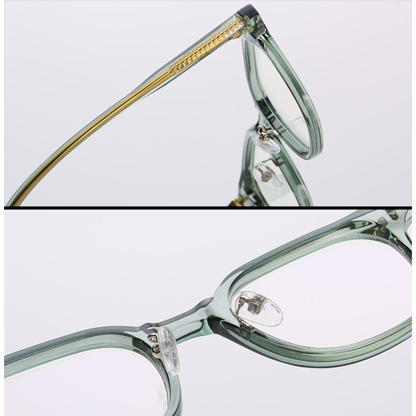 Mắt Kính Gọng Kim Loại Chống Ánh Sáng Xanh AL103 Thời Trang Cho Nam Và Nữ