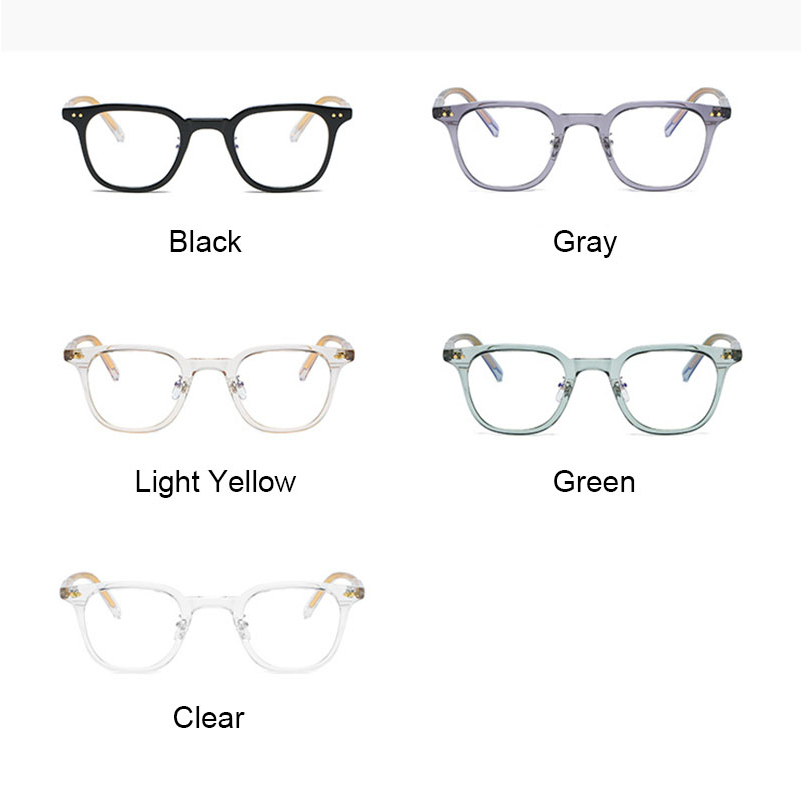 Mắt Kính Gọng Kim Loại Chống Ánh Sáng Xanh AL103 Thời Trang Cho Nam Và Nữ