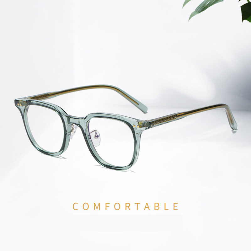 Mắt Kính Gọng Kim Loại Chống Ánh Sáng Xanh AL103 Thời Trang Cho Nam Và Nữ