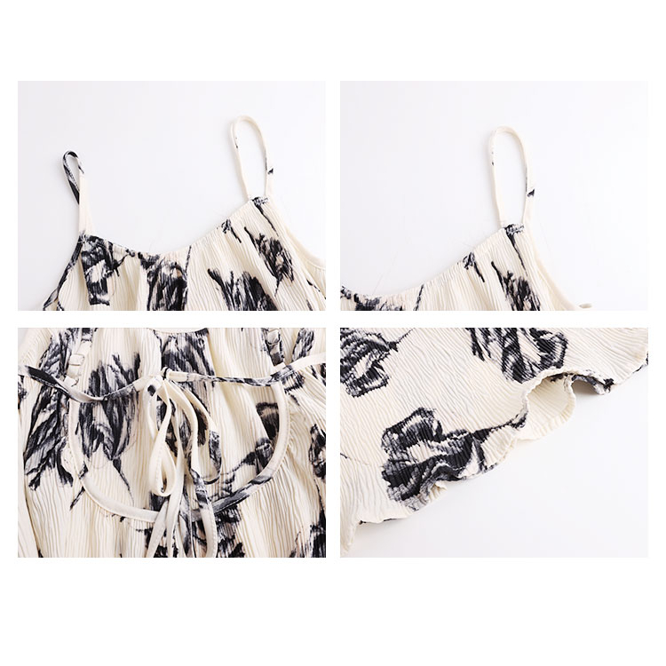 Minimalist Labo Đầm Dài Hai Dây In Họa Tiết Thời Trang Mùa Hè 2023 Cho Nữ