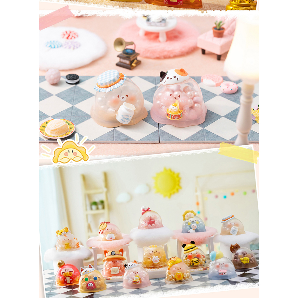 Set 2 Hộp Trứng Búp Bê Anime Dễ Thương Dùng Trang Trí