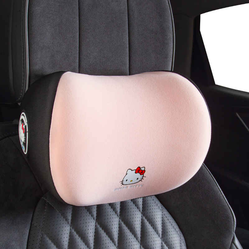 Gối Kê Cổ Bằng Memory Foam In Họa Tiết Hoạt Hình Dễ Thương Trang Trí Nội Thất Xe Hơi