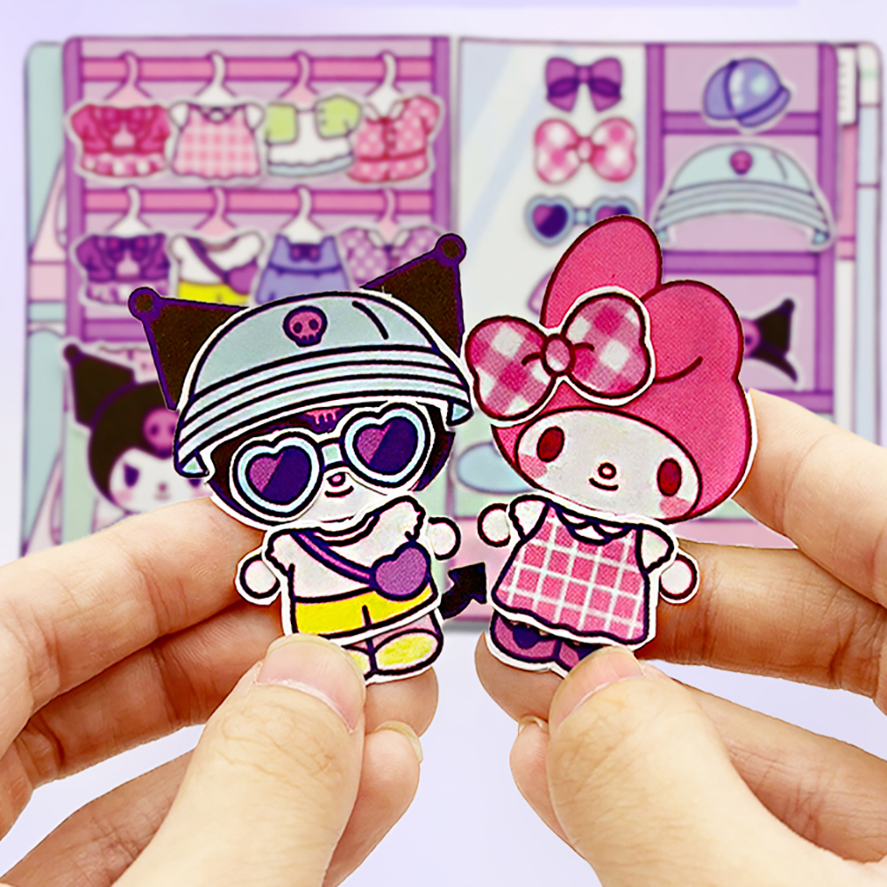 SANRIO Sách Thủ Công Hình Shin-chan Dễ Thương Cho Bé