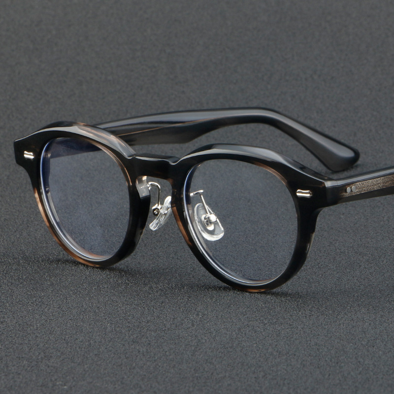 Gọng Kính Thời Trang Hình Oval Tráng Gương Phong Cách Cổ Điển Dành Cho Nam Và Nữ 5806