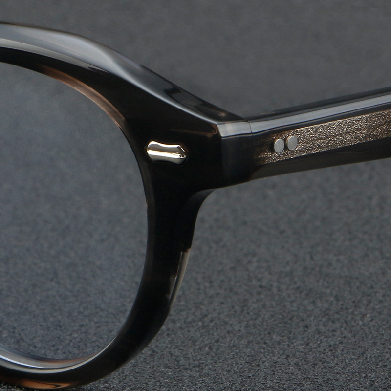 Gọng Kính Thời Trang Hình Oval Tráng Gương Phong Cách Cổ Điển Dành Cho Nam Và Nữ 5806