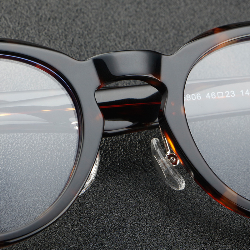 Gọng Kính Thời Trang Hình Oval Tráng Gương Phong Cách Cổ Điển Dành Cho Nam Và Nữ 5806