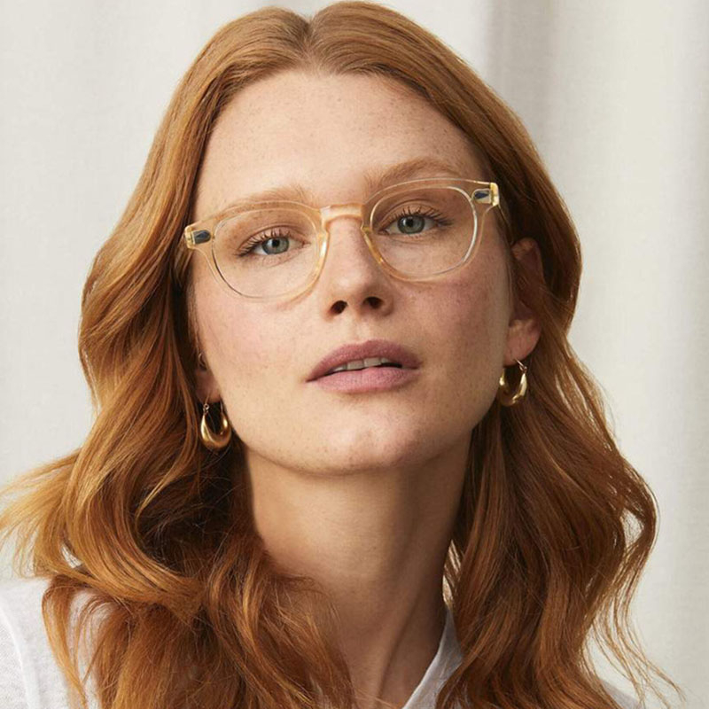 Mắt Kính Gọng Phẳng Phong Cách Retro Thời Trang Cho Nam & Nữ T7132