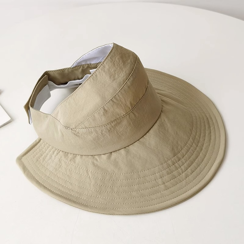 Mũ Chống Nắng Mùa Hè Che Phủ Toàn Diện Cột Dây Buộc Tóc Đuôi Ngựa Cao Cấp Phong Cách Hàn Quốc Cho Nữ