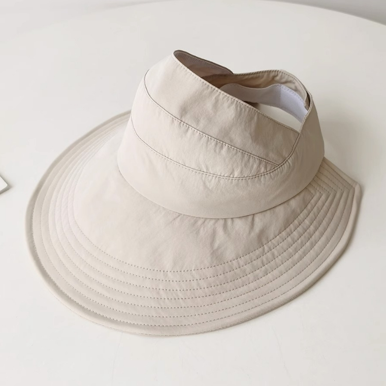 Mũ Chống Nắng Mùa Hè Che Phủ Toàn Diện Cột Dây Buộc Tóc Đuôi Ngựa Cao Cấp Phong Cách Hàn Quốc Cho Nữ