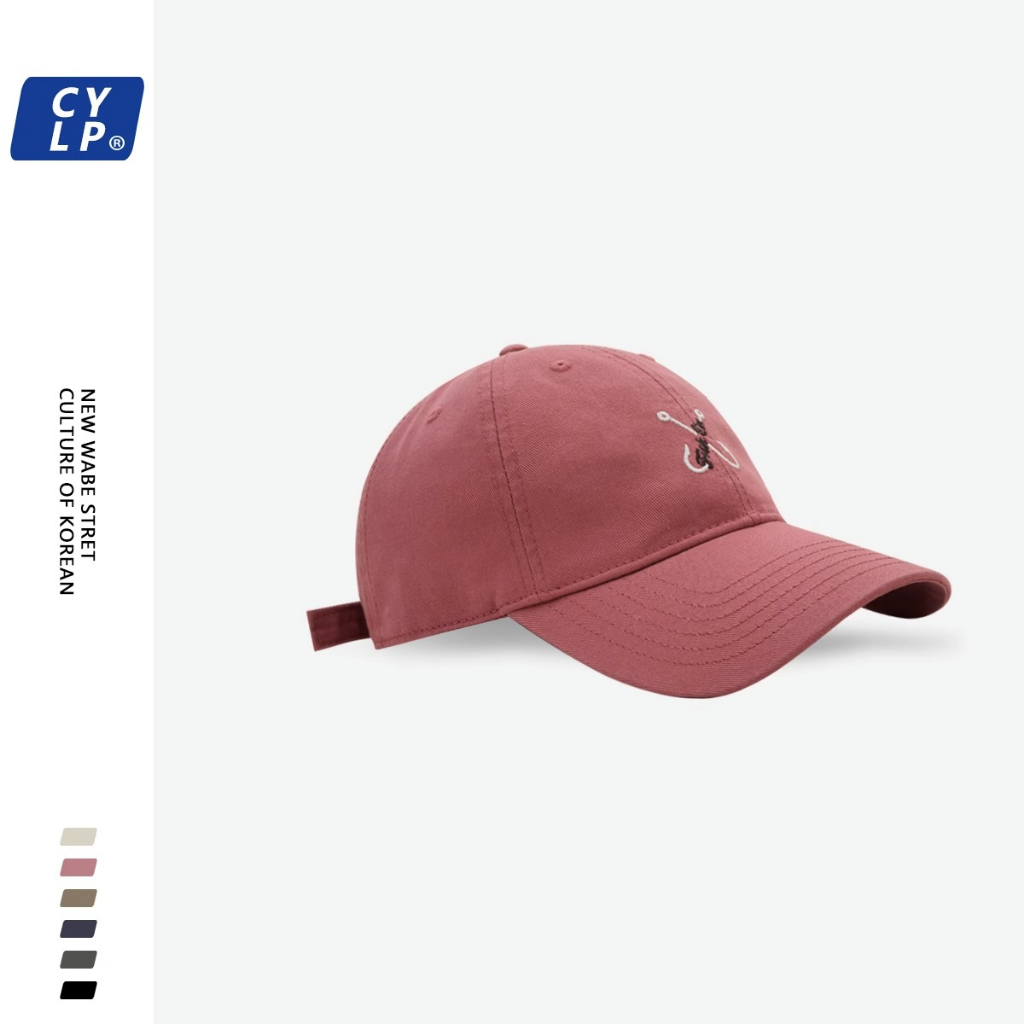 Mũ Lưỡi Trai Mềm Thêu Chữ Phong Cách Hàn Quốc Thời Trang Cho Cặp Đôi