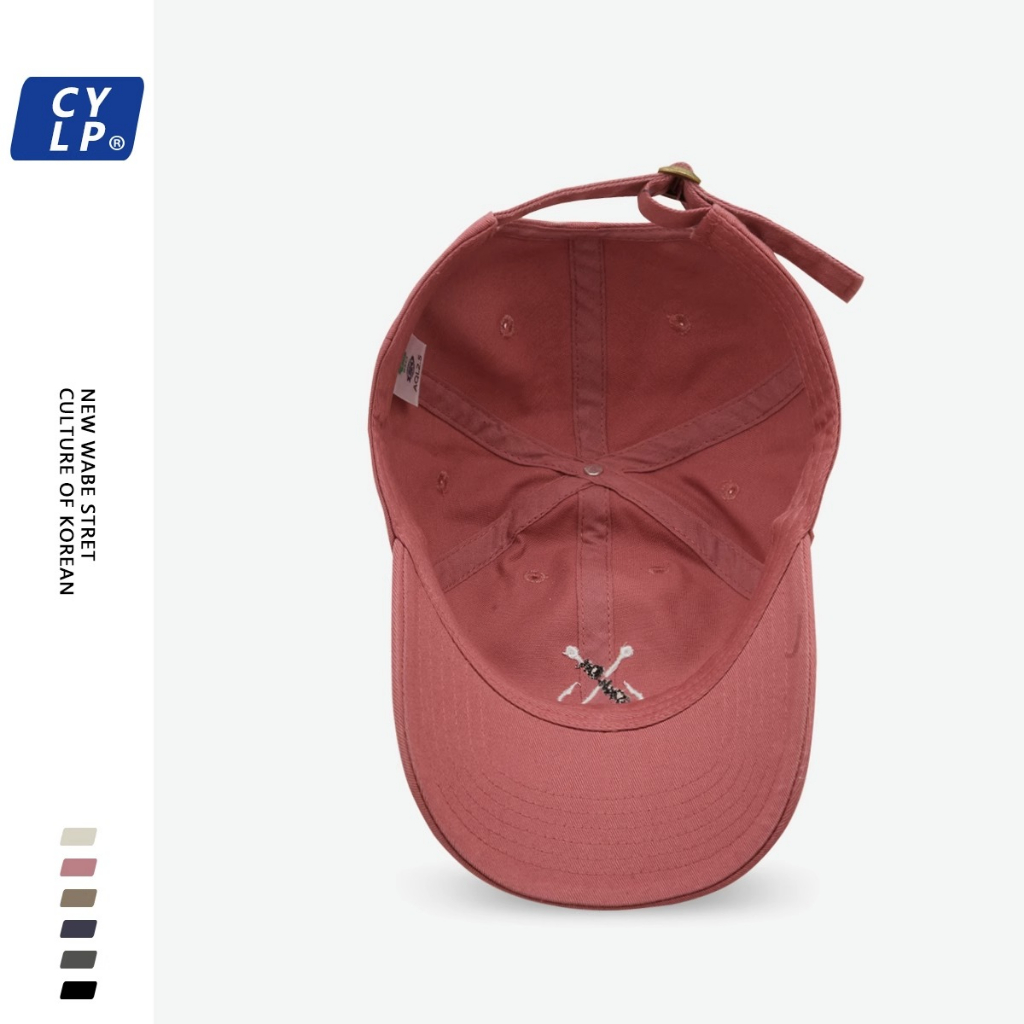 Mũ Lưỡi Trai Mềm Thêu Chữ Phong Cách Hàn Quốc Thời Trang Cho Cặp Đôi