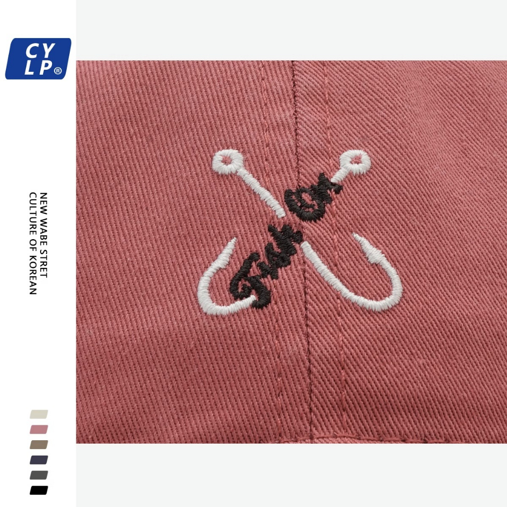 Mũ Lưỡi Trai Mềm Thêu Chữ Phong Cách Hàn Quốc Thời Trang Cho Cặp Đôi