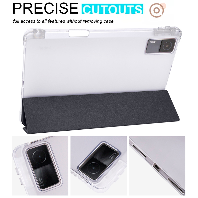 Ốp lưng Bao Da Máy Tính Bảng Có Ngăn Đựng Bút Chì Cho xiaomi redmi pad 2022 10.6 inch