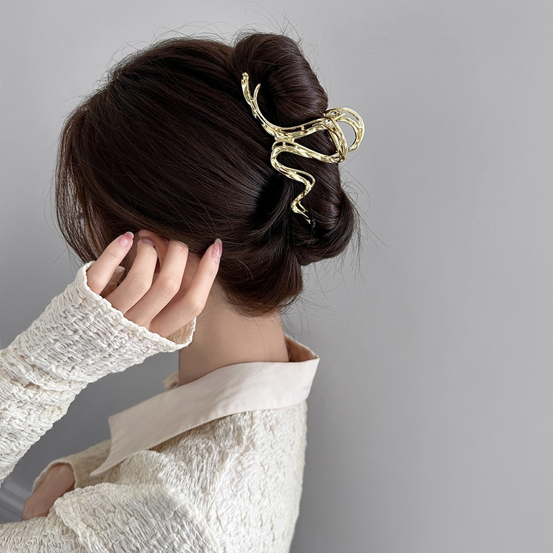 Kẹp Tóc Kim Loại Kích Thước Lớn Thời Trang Mới 2023 Cho Nữ