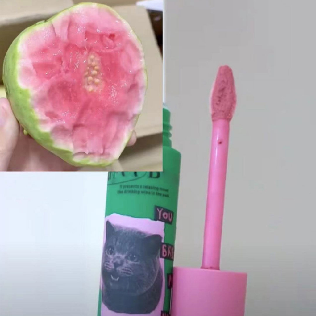 Son Môi Dạng Lỏng Lâu Trôi Chống Thấm Nước Màu Hồng Đào Xinh Xắn
