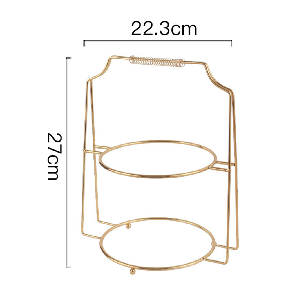 Khay Trưng Bày Bánh Tráng Miệng 2 Tầng Thanh Lịch Trang Trí Phòng Tắm Cho Bé