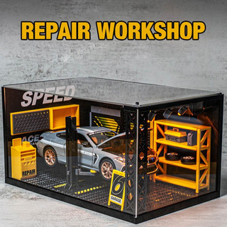 Mô hình xe hơi diorama có đèn led tỉ lệ 1 / 24